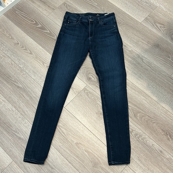 AG Jeans Farrah High Rise Skinny Blue Size 27 Denim - Picture 2 of 5